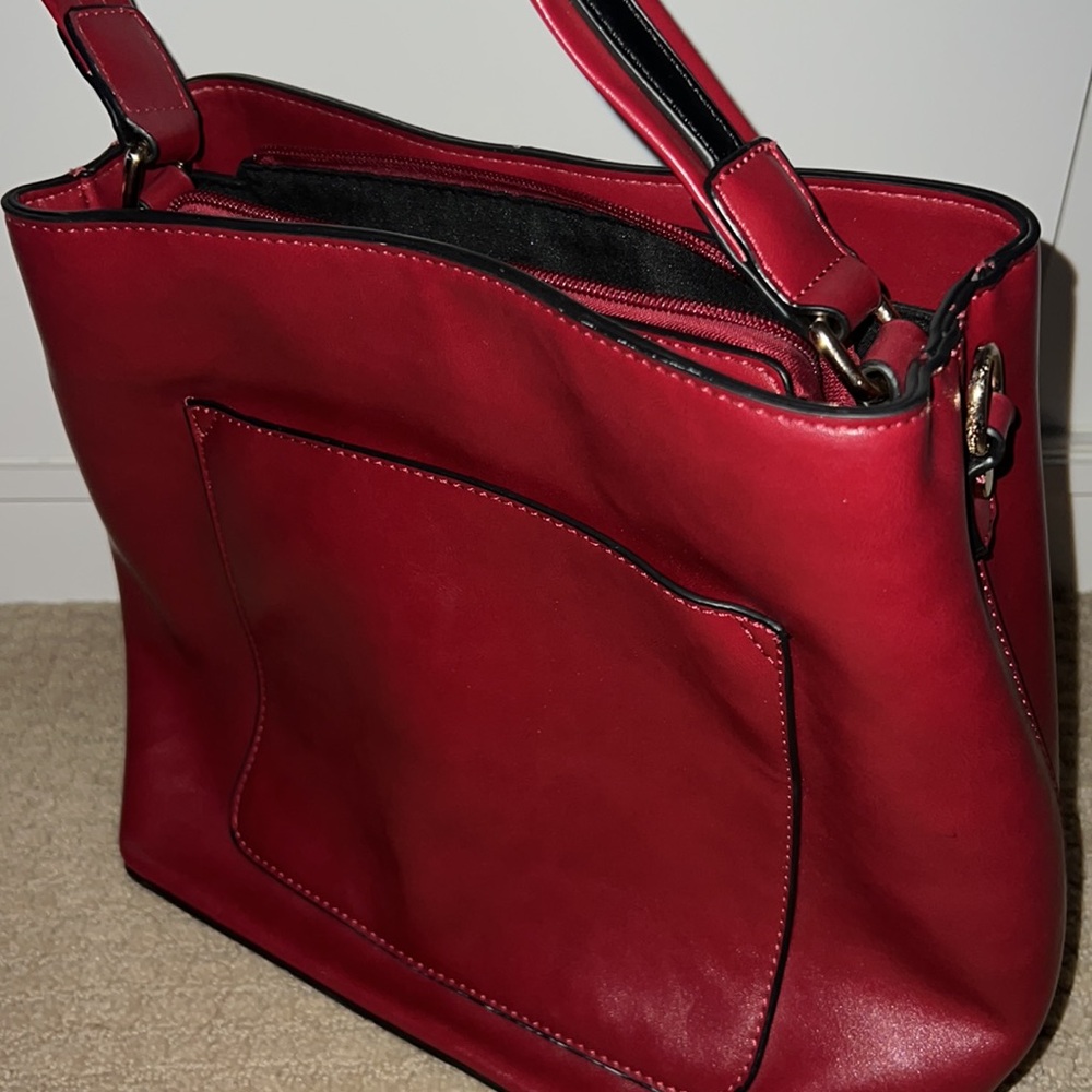 Red structured bag - Picture 4 of 6